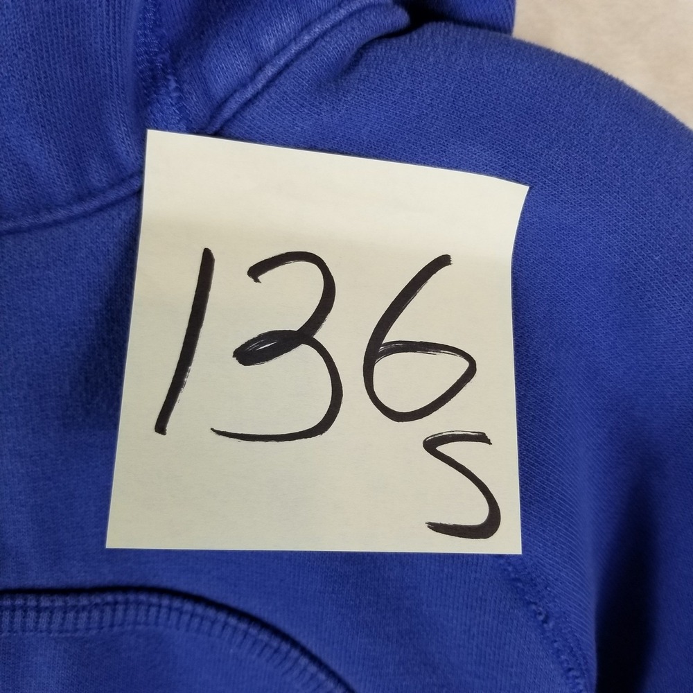 Lululemon Scuba Full Zip Hoodie Cobalt Blue Size 10 Fleece Sweatshirt Jacket - Picture 7 of 7